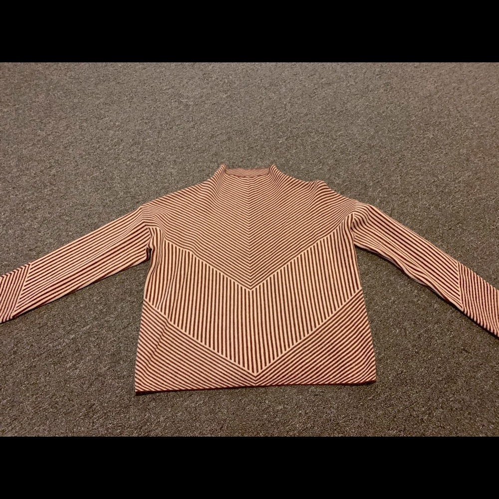 Mock Sweater Striped